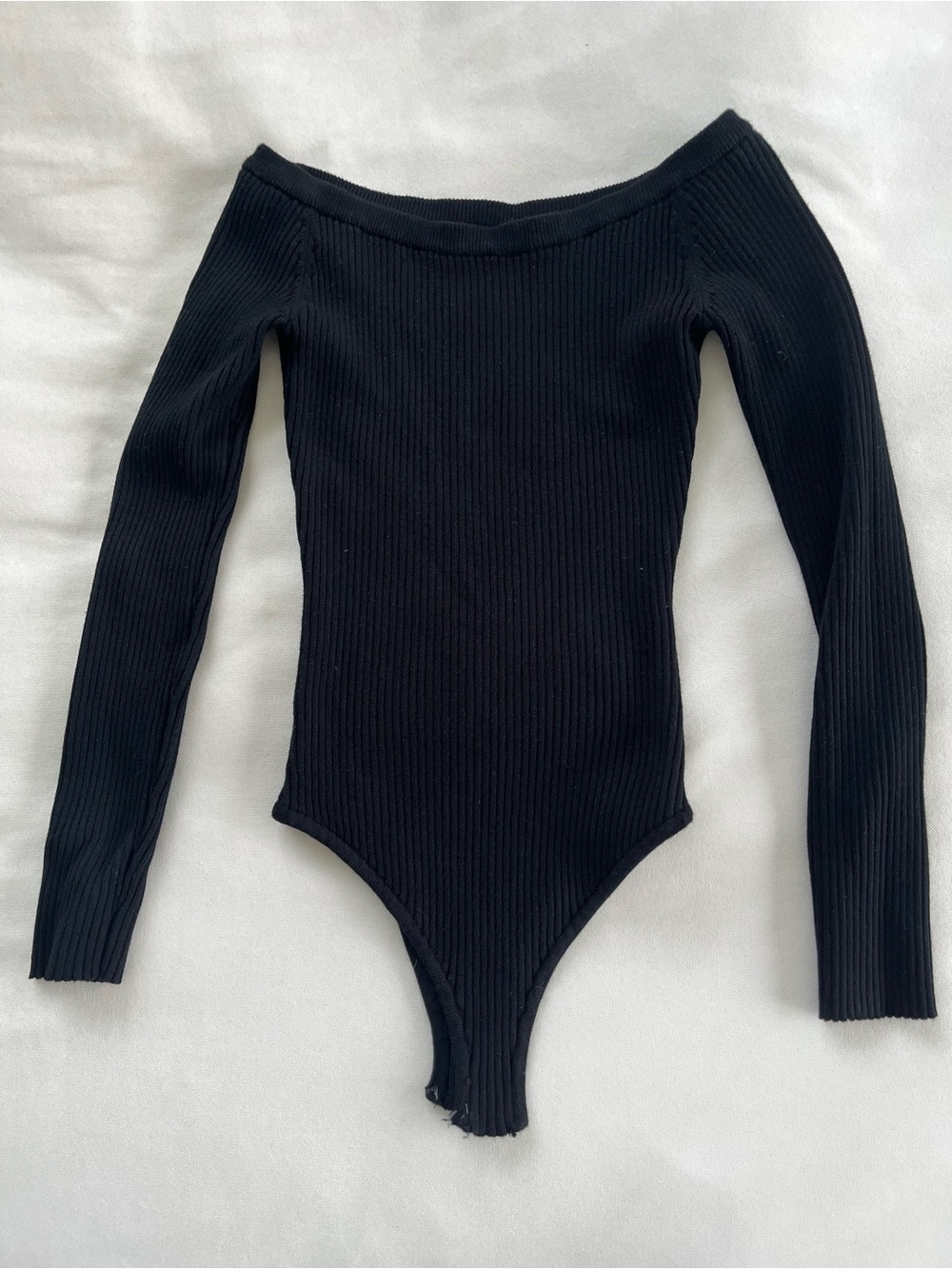 Women’s off shoulder knit bodysuit